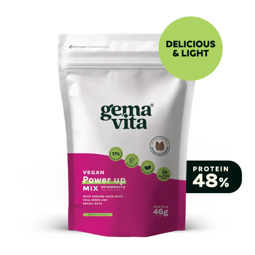 Vegan Strawberry - High Protein Meal, 1 kg - Image 1